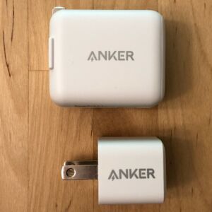 Top: Anker PowerPort C 1. Bottom: Anker PowerPort III Nano. Top: Anker PowerPort C 1. Bottom: Anker PowerPort III Nano.