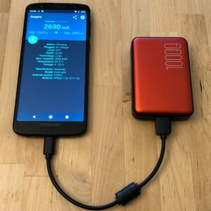 Silicon Power QP70 with Moto G6