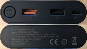 Omars PowerSurge 20000 45W USB-C PD ports and specs