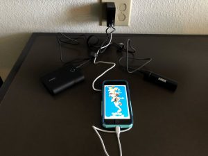 Inateck 45W 3-Port USB-C in San Diego hotel