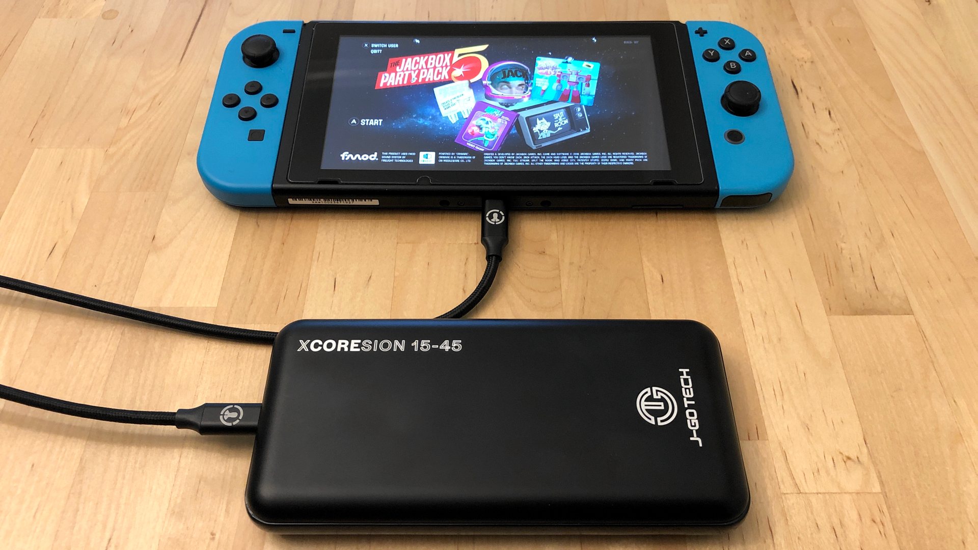 J Go Tech Xcoresion 15 45 Review Switch Chargers