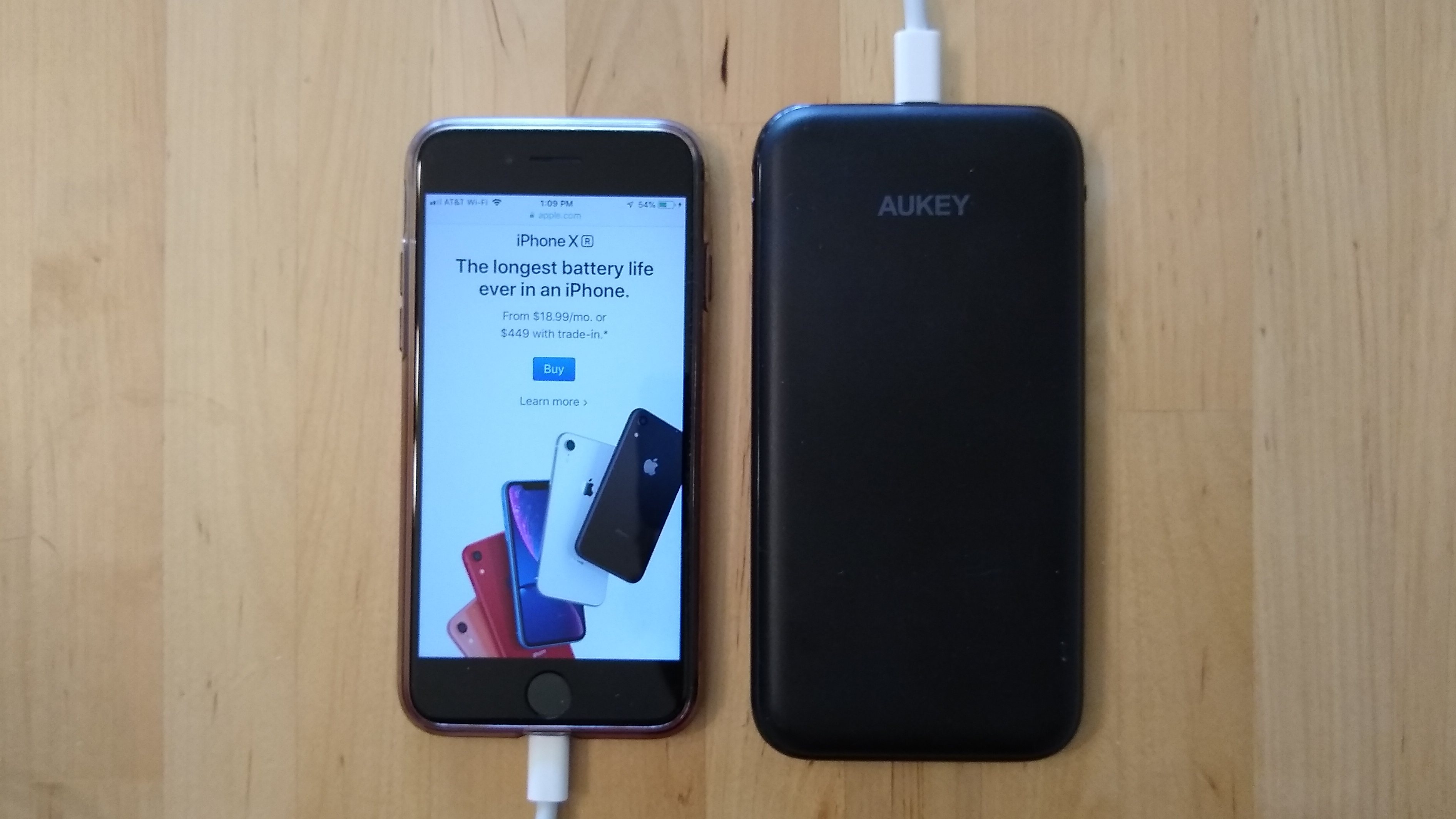 Uventet Assimilate Brace AUKEY PB-Y13 Sprint Lightning 10000 Review - Switch Chargers