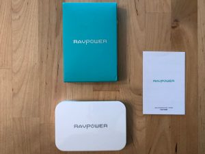RAVPower PD Pioneer 45W GaN box and contents