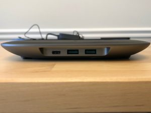 AUKEY Graphite Charging Hub base USB ports