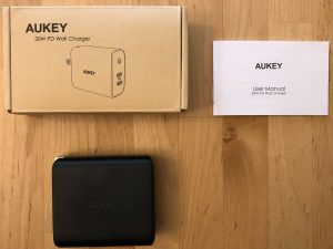 AUKEY PA-D2 Focus Duo 36W box and contents