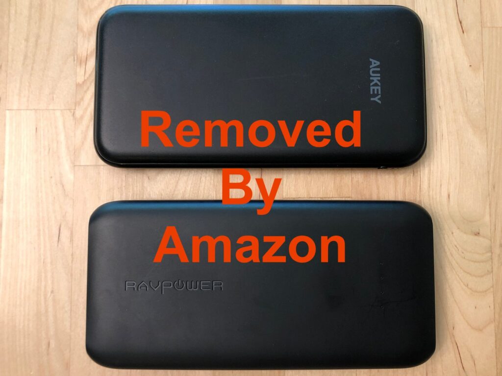 The Removal of RAVPower and Aukey from Amazon
