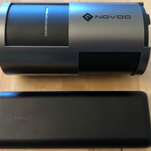 Top: Novoo 85W AC Portable Power Station. Bottom: Anker PowerCore Speed 20000 PD. Top: Novoo 85W AC Portable Power Station. Bottom: Anker PowerCore Speed 20000 PD.