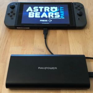 RAVPower Ace 26800 with a Nintendo Switch RAVPower Ace 26800 with a Nintendo Switch