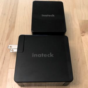 Top: Inateck 45W 3-Port USB-C. Bottom: Inateck 60W PD Charger with Dual USB-C. Top: Inateck 45W 3-Port USB-C. Bottom: Inateck 60W PD Charger with Dual USB-C.