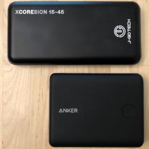 Top: J-Go Tech XCOREsion 15-45. Bottom: Anker PowerCore 13400 Nintendo Switch Edition. Top: J-Go Tech XCOREsion 15-45. Bottom: Anker PowerCore 13400 Nintendo Switch Edition.