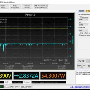 MacBook Pro 13-inch power meter (Port 2) MacBook Pro 13-inch power meter (Port 2)