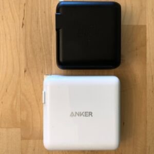 Top: Anker PowerPort Speed 30 PD. Bottom: Anker PowerPort II PD. Top: Anker PowerPort Speed 30 PD. Bottom: Anker PowerPort II PD.