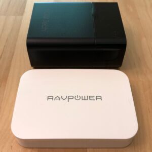 Top: J-Go Tech 45W USB-C PD. Bottom: RAVPower PD Pioneer 45W GaN. Top: J-Go Tech 45W USB-C PD. Bottom: RAVPower PD Pioneer 45W GaN.