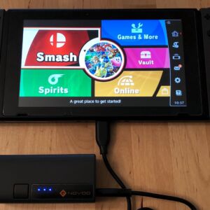 Novoo PowerCube Mini 5000 with Nintendo Switch Novoo PowerCube Mini 5000 with Nintendo Switch