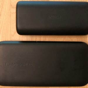 Top: Anker PowerCore 10000 PD. Bottom: RAVPower 10000 USB-C. Top: Anker PowerCore 10000 PD. Bottom: RAVPower 10000 USB-C.