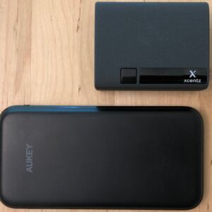 Top: Xcentz xWingMan Dual 10000. Bottom: AUKEY PB-Y13 10000 USB-C PD. Top: Xcentz xWingMan Dual 10000. Bottom: AUKEY PB-Y13 10000 USB-C PD.