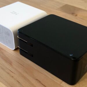Left: ZMI PowerPlug Turbo. Right: Monoprice Obsidian Speed USB. Left: ZMI PowerPlug Turbo. Right: Monoprice Obsidian Speed USB.