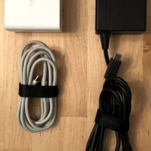 Left: ZMI PowerPlug Turbo. Right: Nintendo Switch AC Adapter. Left: ZMI PowerPlug Turbo. Right: Nintendo Switch AC Adapter.