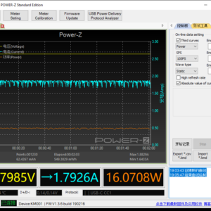 Power draw with an 18W (9V/2A) USB-C PD charger (2019 Switch) Power draw with an 18W (9V/2A) USB-C PD charger