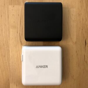 Top: AUKEY PA-D5 Focus Duo 63W. Bottom: Anker PowerPort Atom PD 2. Top: AUKEY PA-D5 Focus Duo 63W. Bottom: Anker PowerPort Atom PD 2.