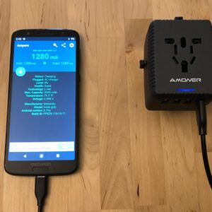 Amoner Universal Travel Adapter with Moto G6 Amoner Universal Travel Adapter with Moto G6