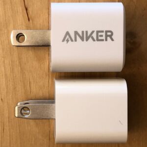Top: Anker PowerPort III Nano. Bottom: Apple 5W USB Power Adapter. Top: Anker PowerPort III Nano. Bottom: Apple 5W USB Power Adapter.