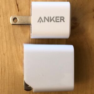 Top: Anker PowerPort III Nano. Bottom: AUKEY PA-Y18 18W PD USB-C. Top: Anker PowerPort III Nano. Bottom: AUKEY PA-Y18 18W PD USB-C.