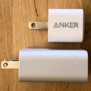 Top: Anker PowerPort III Nano. Bottom: Google 18W USB-C Power Adapter. Top: Anker PowerPort III Nano. Bottom: Google 18W USB-C Power Adapter.
