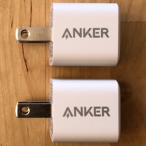 Top: Anker PowerPort PD Nano. Bottom: Anker PowerPort III Nano. Top: Anker PowerPort PD Nano. Bottom: Anker PowerPort III Nano.