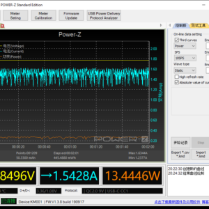 Power draw with a 27W (9V/3A) USB-C PD charger (Switch Lite) Power draw with a 27W (9V/3A) USB-C PD charger (Switch Lite)