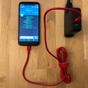 AUKEY Impulse Braided Cable C-C connected to Moto G6 AUKEY Impulse Braided Cable C-C connected to Moto G6