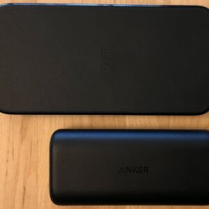 Top: AUKEY Graphite Charging Hub power bank. Bottom: Anker PowerCore 10000 PD. Top: AUKEY Graphite Charging Hub power bank. Bottom: Anker PowerCore 10000 PD.