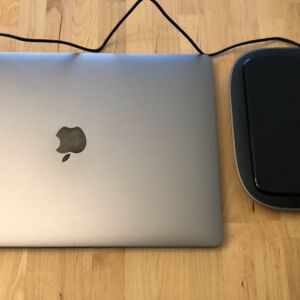 AUKEY Graphite Charging Hub with MacBook Pro 13-inch AUKEY Graphite Charging Hub with MacBook Pro 13-inch