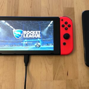 AUKEY Graphite Charging Hub power bank with Nintendo Switch AUKEY Graphite Charging Hub power bank with Nintendo Switch