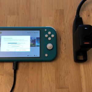AUKEY PA-B3 Omnia Mix 65W Dual-Port PD with Nintendo Switch Lite AUKEY PA-B3 Omnia Mix 65W Dual-Port PD with Nintendo Switch Lite