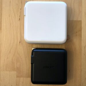 Top: ZeaLife 87W USB-C PD. Bottom: Anker PowerPort Speed 1 USB-C 60W. Top: ZeaLife 87W USB-C PD. Bottom: Anker PowerPort Speed 1 USB-C 60W.