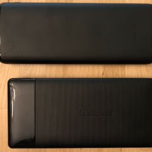 Top: AUKEY PB-Y23 Sprint Go Lightning 20000. Bottom: RAVPower PD Pioneer 20000 18W. Top: AUKEY PB-Y23 Sprint Go Lightning 20000. Bottom: RAVPower PD Pioneer 20000 18W.