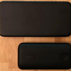 Top: RAVPower PD Pioneer 10000 18W. Bottom: Anker PowerCore 10000 PD Redux. Top: RAVPower PD Pioneer 10000 18W. Bottom: Anker PowerCore 10000 PD Redux.