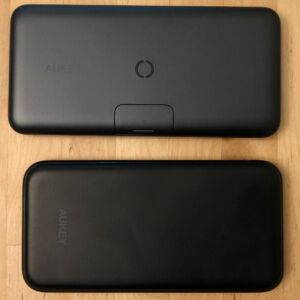 Top: AUKEY PB-WL02 Basix Pro Wireless 10000. Bottom: AUKEY PB-Y25 Sprint Wireless 8000. Top: AUKEY PB-WL02 Basix Pro Wireless 10000. Bottom: AUKEY PB-Y25 Sprint Wireless 8000.