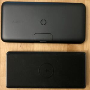 Top: AUKEY PB-WL02 Basix Pro Wireless 10000. Bottom: AUKEY PB-Y32 10000 Wireless. Top: AUKEY PB-WL02 Basix Pro Wireless 10000. Bottom: AUKEY PB-Y32 10000 Wireless.