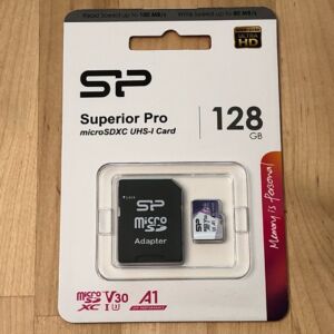 SP Superior Pro 128GB microSDXC Card SP Superior Pro 128GB microSDXC Card