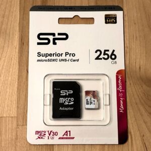 SP Superior Pro 256GB microSDXC Card SP Superior Pro 256GB microSDXC Card