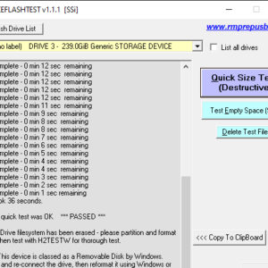 FakeFlashTest for SP Superior Pro 256GB microSDXC card FakeFlashTest for SP Superior Pro 256GB microSDXC card