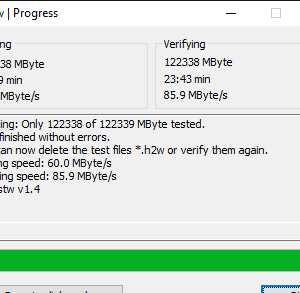 H2testw for SP Superior Pro 128GB microSDXC card H2testw for SP Superior Pro 128GB microSDXC card