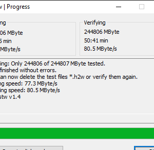 H2testw for SP Superior Pro 256GB microSDXC card H2testw for SP Superior Pro 256GB microSDXC card