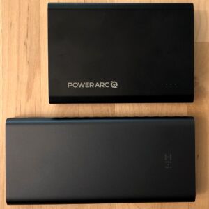 Top: PowerArc ArcPack 15000. Bottom: ZMI PowerPack Aura 20K USB-C. Top: PowerArc ArcPack 15000. Bottom: ZMI PowerPack Aura 20K USB-C.