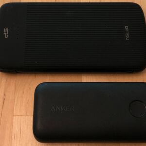 Top: SP QP75 PD. Bottom: Anker PowerCore 10000 PD Redux. Top: SP QP75 PD. Bottom: Anker PowerCore 10000 PD Redux.