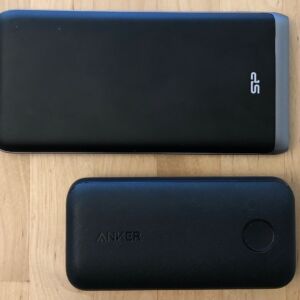 Top: Silicon Power QP65. Bottom: Anker PowerCore 10000 PD Redux. Top: Silicon Power QP65. Bottom: Anker PowerCore 10000 PD Redux.