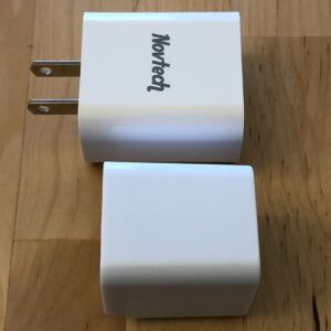 Top: Novtech 18W PD Charger. Bottom: AUKEY PA-Y18 18W PD. Top: Novtech 18W PD Charger. Bottom: AUKEY PA-Y18 18W PD.